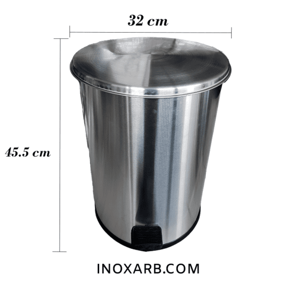 Tacho de Bioseguridad en Acero Inoxidable Inox Arb